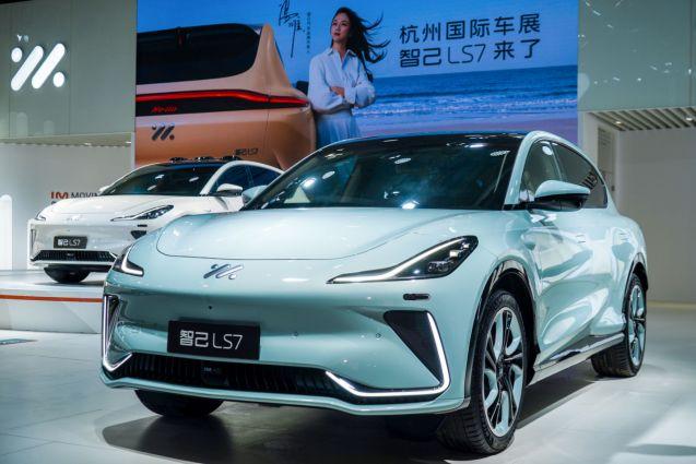 2023杭州国际车展3B馆，智己LS7来了！